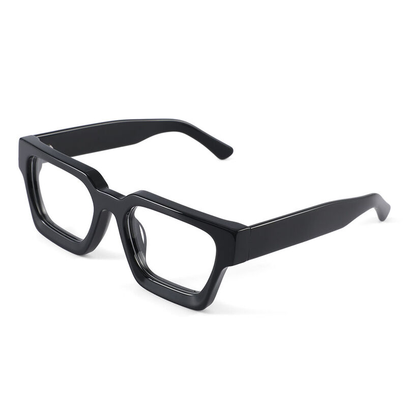 Bryant Square Black Glasses