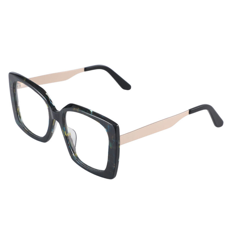 Vera Cat Eye Green Glasses