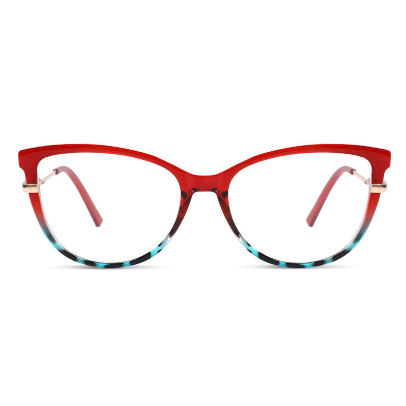 Maree Cat Eye Red Glasses