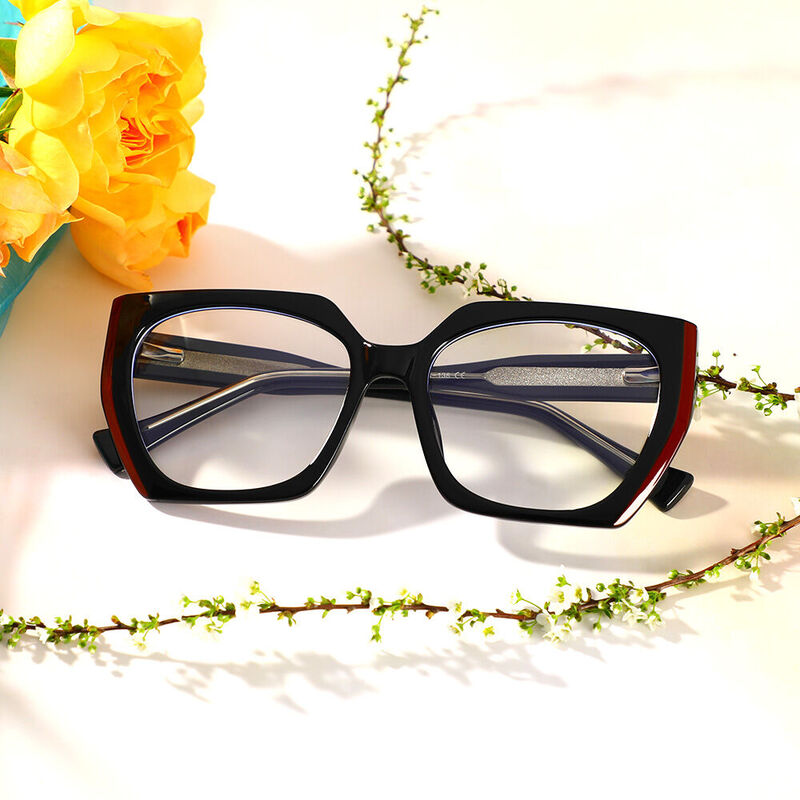 Sophy Cat Eye Black Glasses