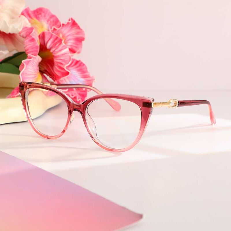 Lunettes de Vue Betsy Cat Eye Violet