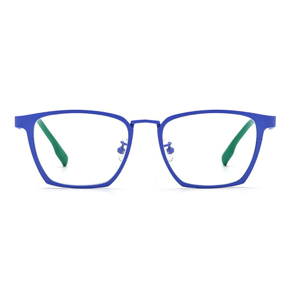 Baker Rectangle Blue Glasses