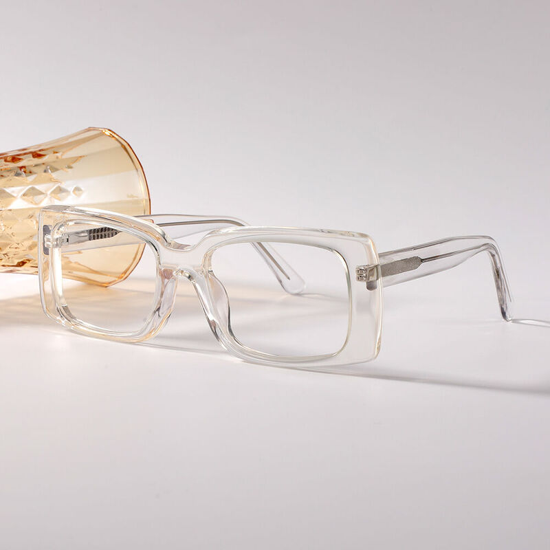 Hanif Square Clear Glasses