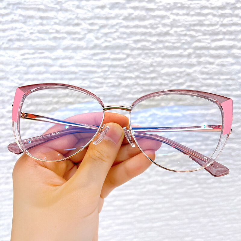 Doona Cat Eye Pink Glasses