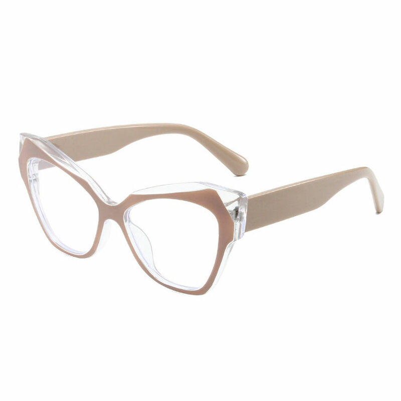 Rhod Cat Eye Brown Glasses