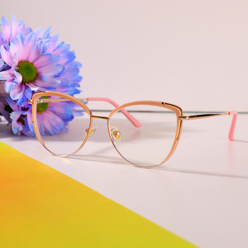 Goldsmith Cat Eye Pink Glasses