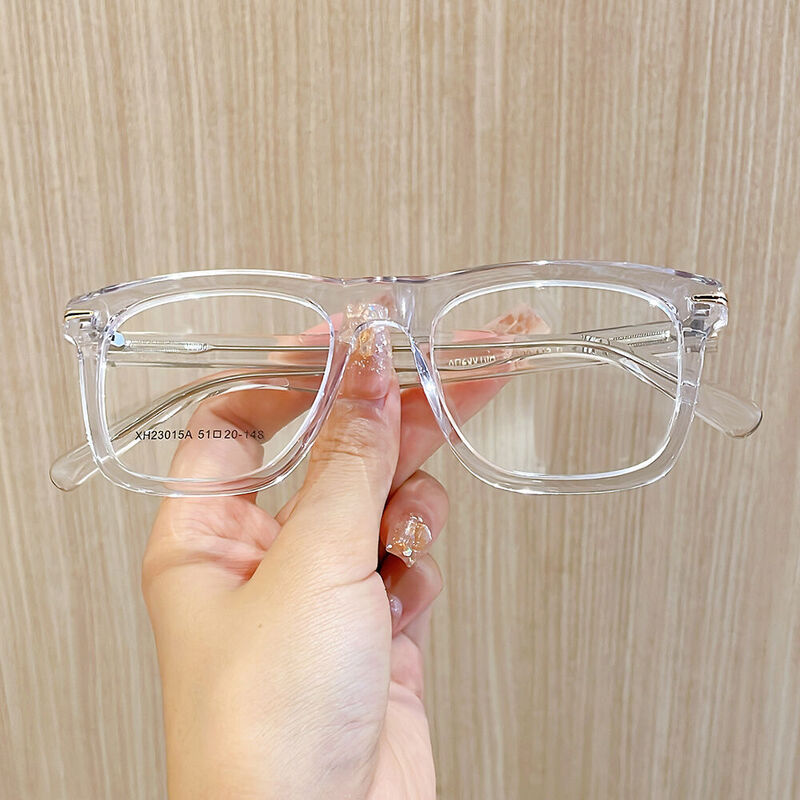Frankl Square Clear Glasses