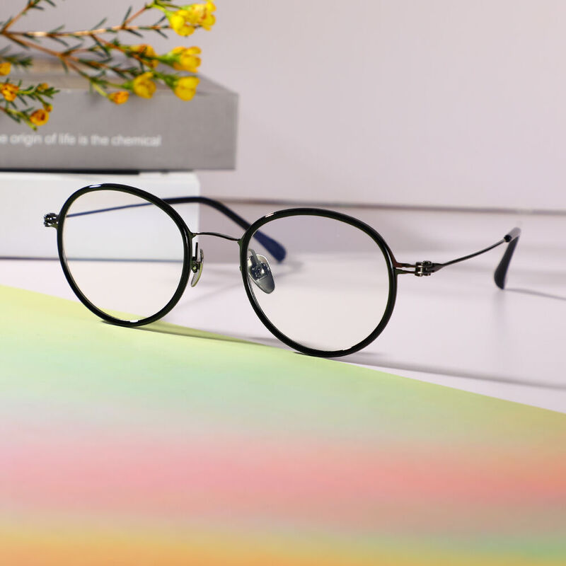 Dodd Rund Schwarz Brille