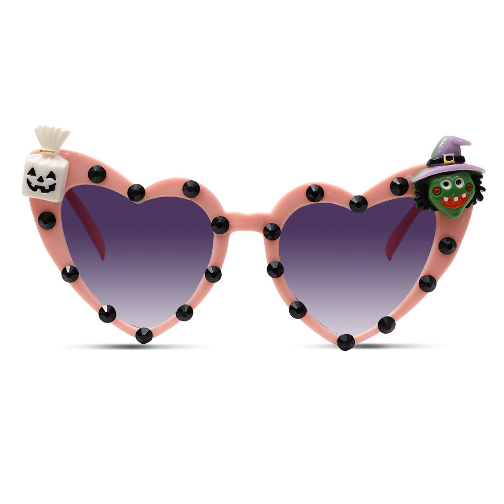 Cedriea Heart Pink Sunglasses