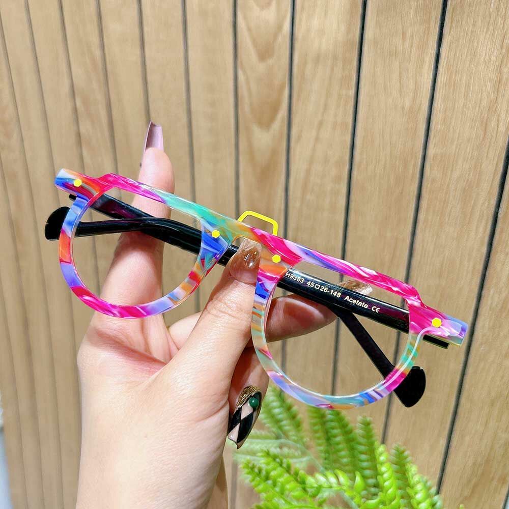 Maria Round Pink Glasses