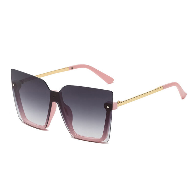Sunday Square Pink Sunglasses