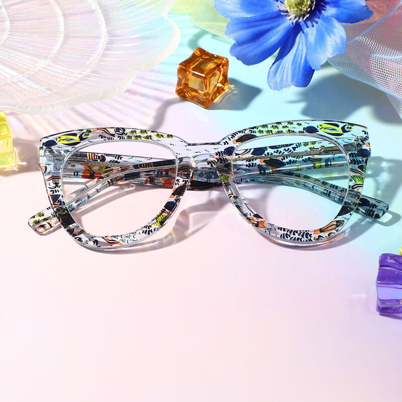 Benjam Cat Eye Multicolor Glasses