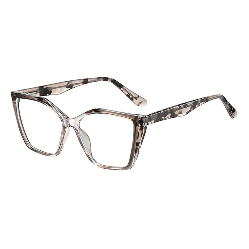 Whitehea Cat Eye Leopard Glasses