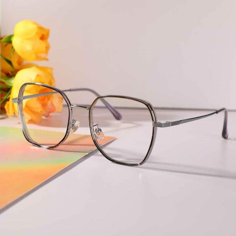 Kerr Geometric Clear Glasses