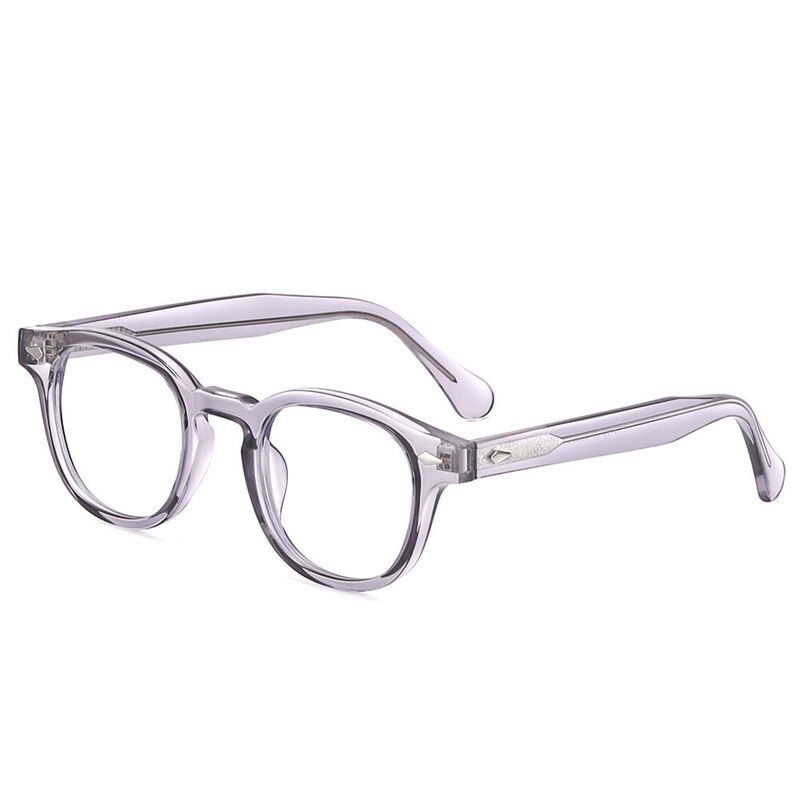 Aceso Round Gray Glasses