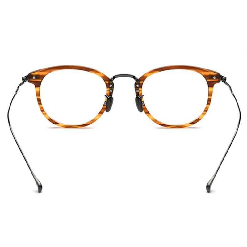 Dawson Round Orange Glasses