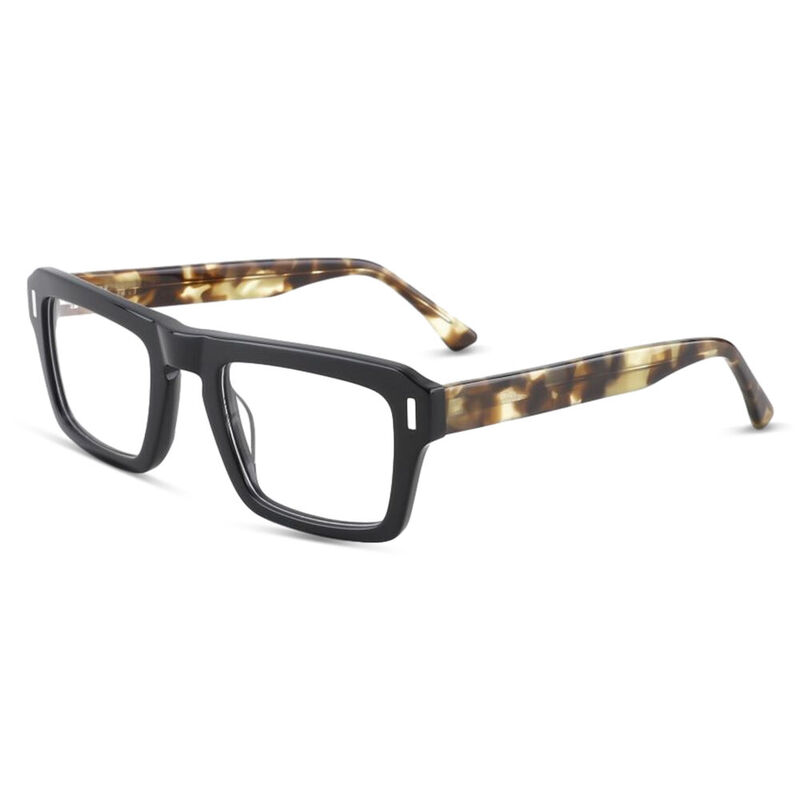 Kurup Square Black Glasses
