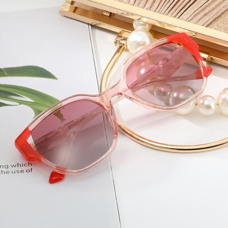 Mysti Cat Eye Pink Sunglasses