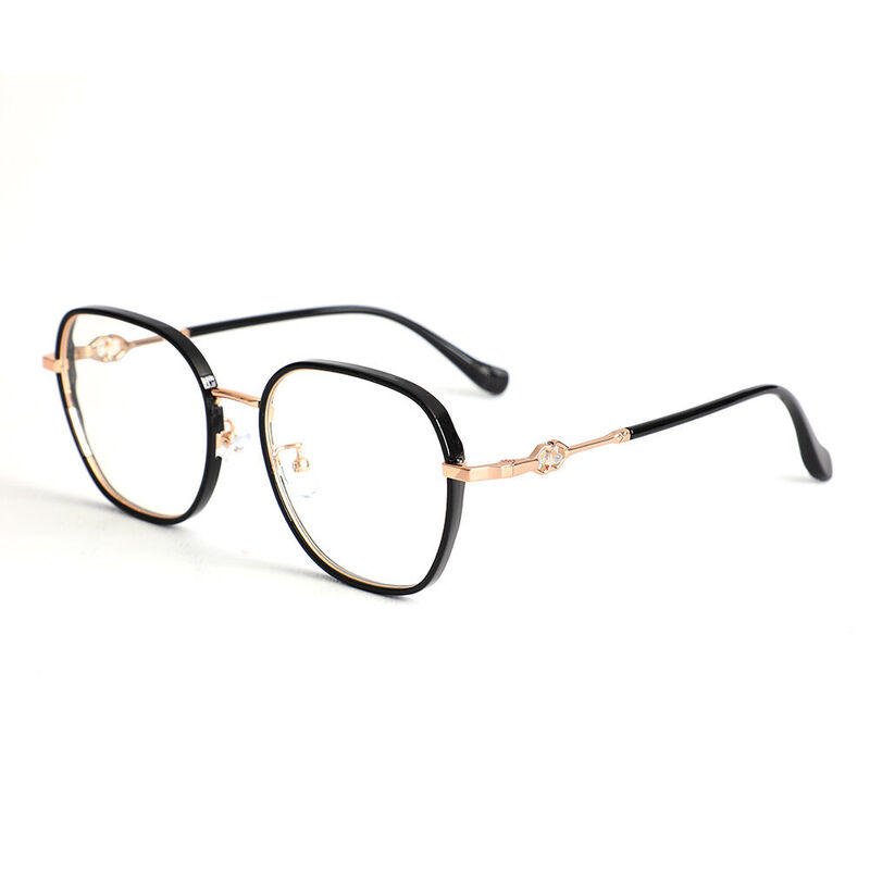 Lunettes de Vue Deirdre Géométrique Noir