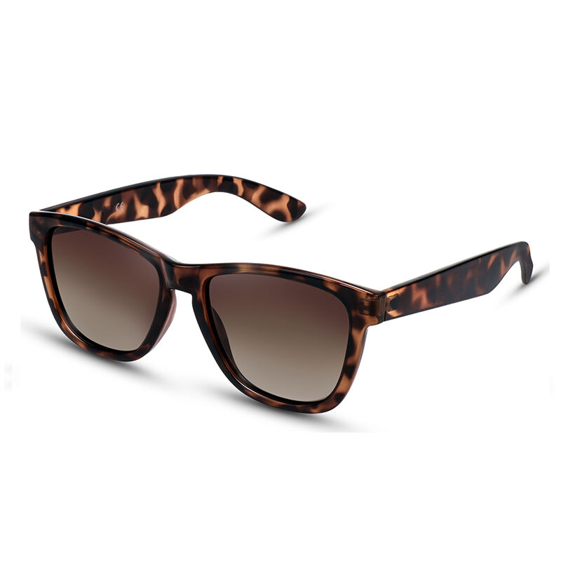 On the Run Square Tortoise/Brown Gradient Sunglasses