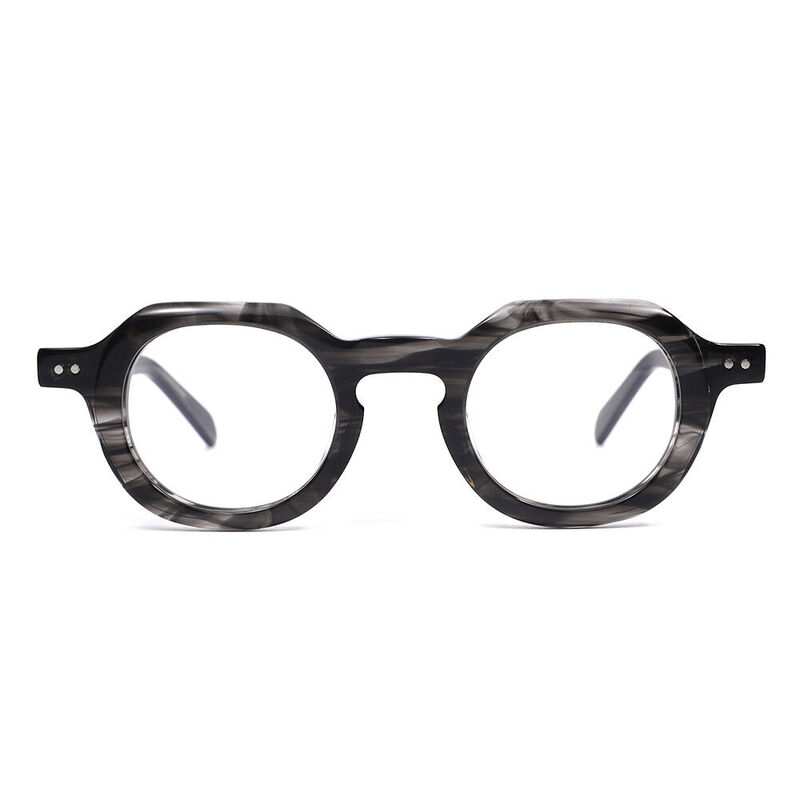 Prima Round Gray Glasses