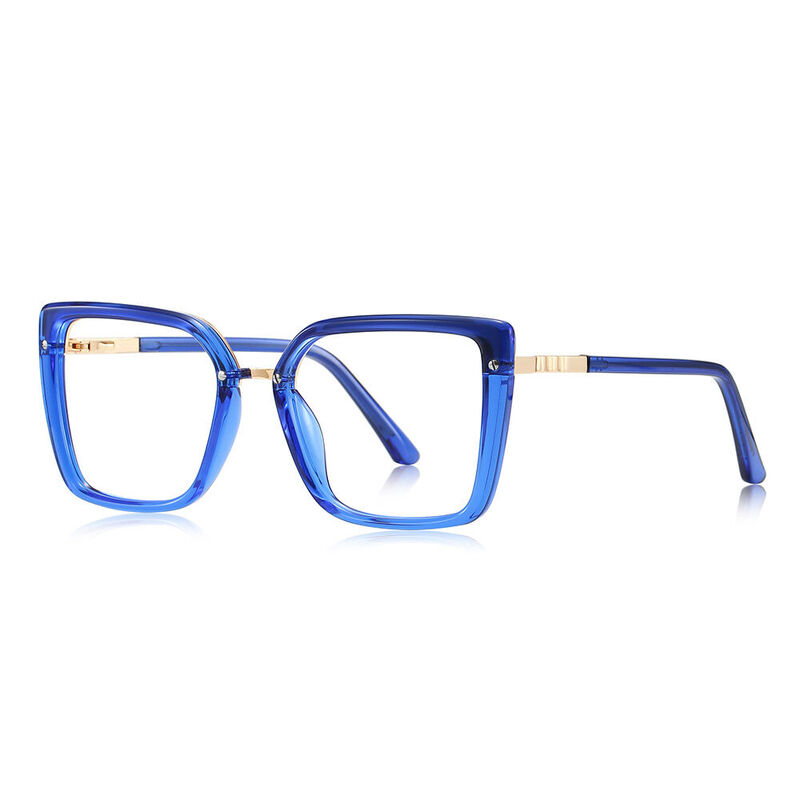 Walto Cat Eye Blue Glasses