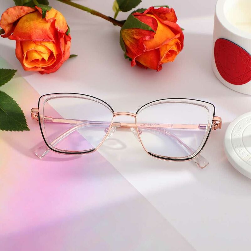 Occhiali da Vista Candice Cat Eye Chiaro