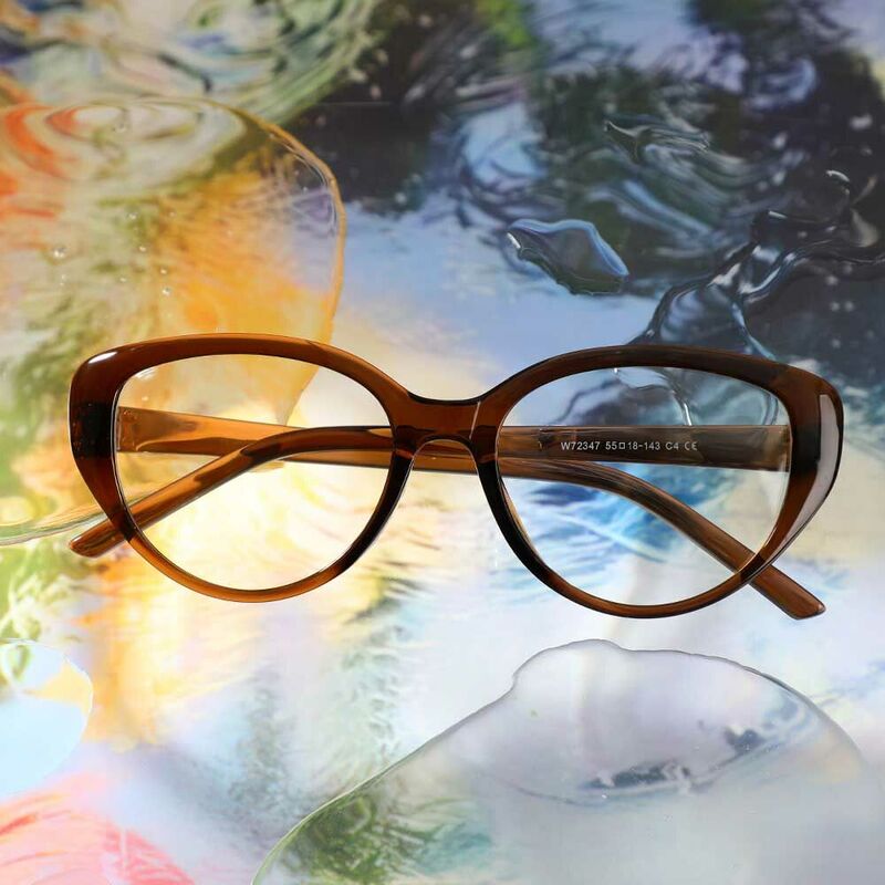 Occhiali da Vista Audrey Cat Eye Marrone