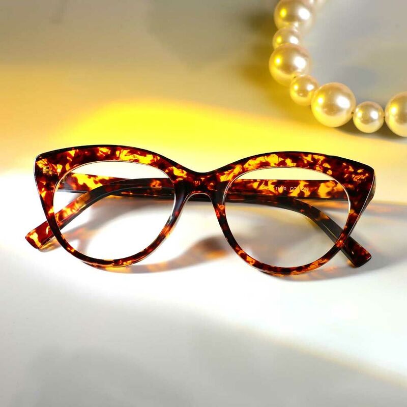 Eleanore Cat Eye Schildkröte Brille