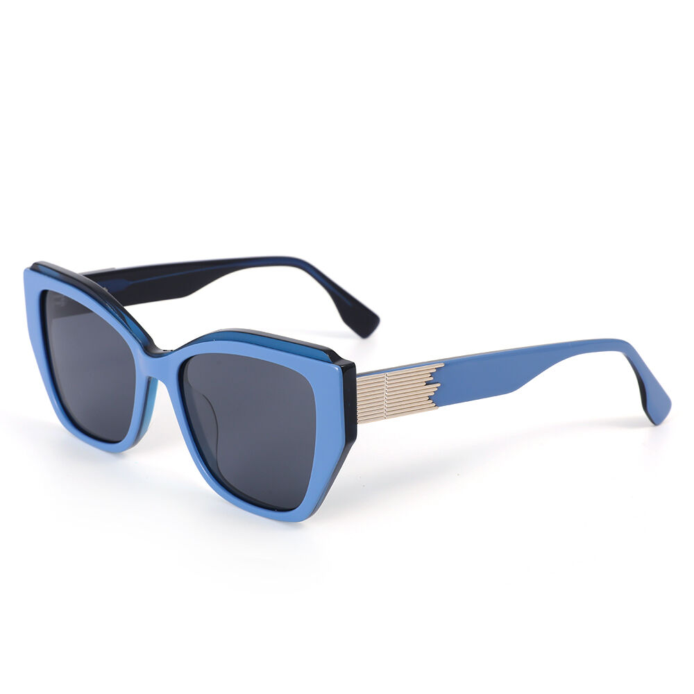 Phoenix Cat Eye Blue Sunglasses