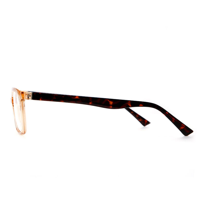 Cherry Oval Orange Glasses