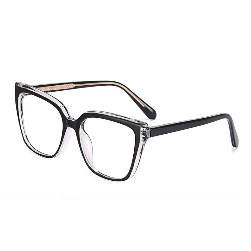 Barillas Square Black Clear Glasses - Aoolia.com