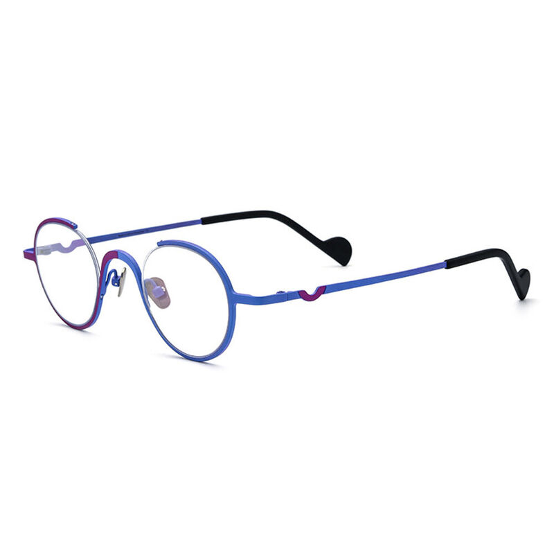Ace Round Blue Glasses