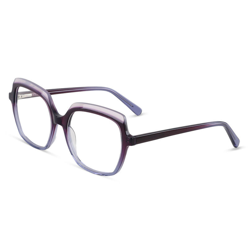 Hein Square Purple Glasses