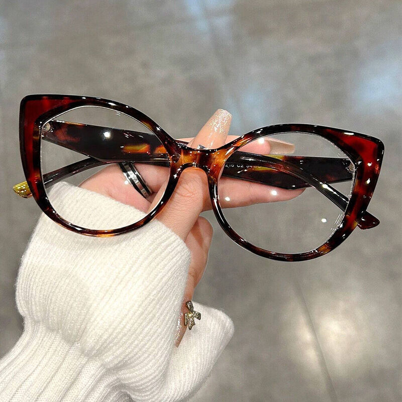 Moulton Cat Eye Tortoise Glasses