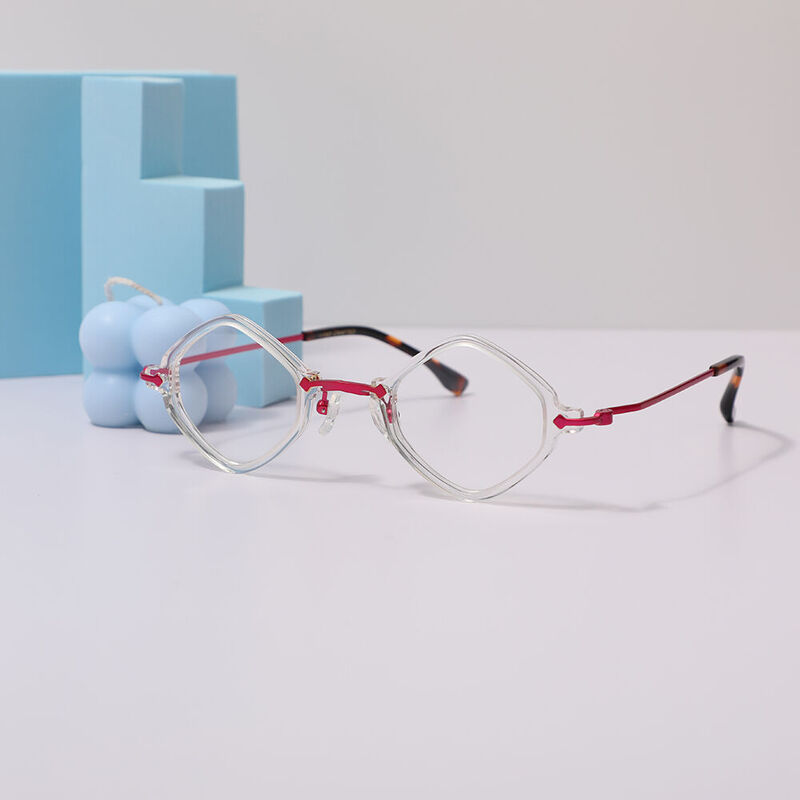 Beav Square Clear Glasses