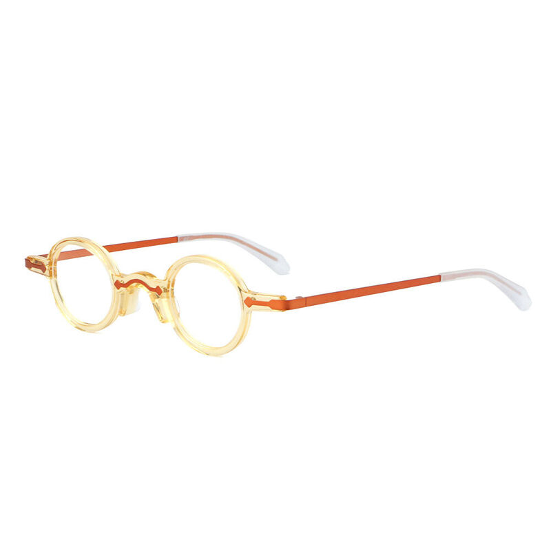 Bensoe Round Orange Glasses