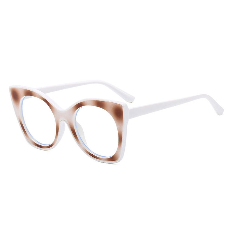 Lunettes de Vue Betty Cat Eye Blanche