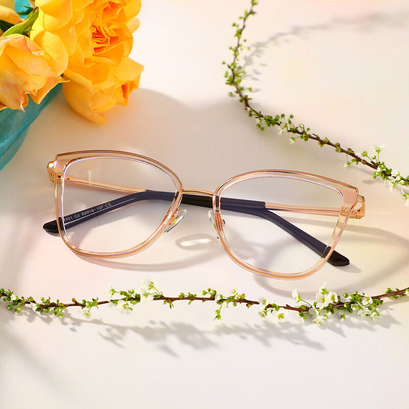 Occhiali da Vista  Bowen Cat Eye Champagne