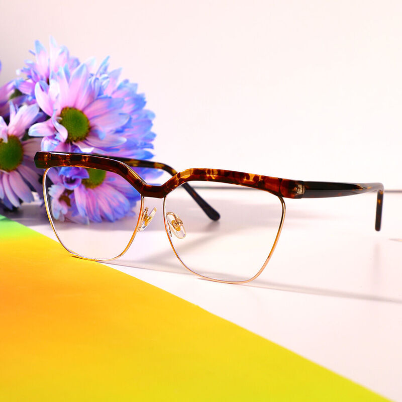Gaskell Aviator Tortoise Glasses