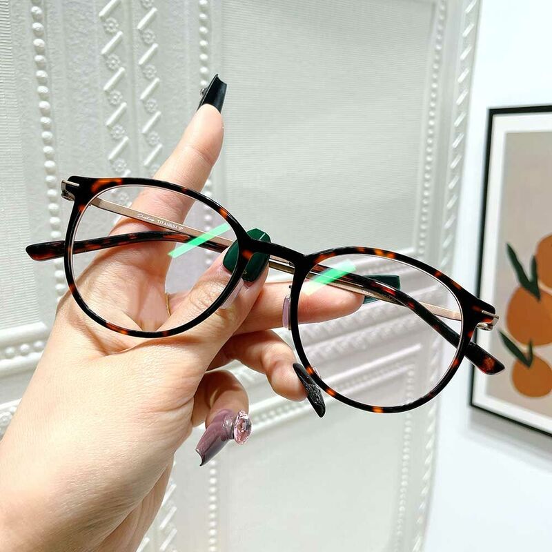 Eliot Round Tortoise Glasses
