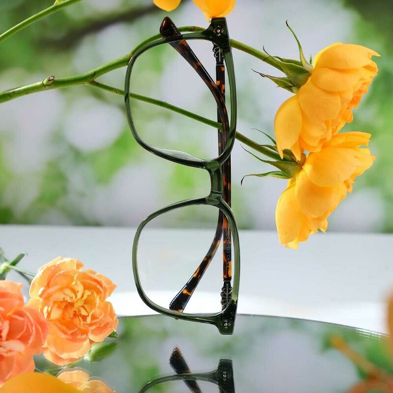 Lunettes de Vue Cornelius Carré Vert