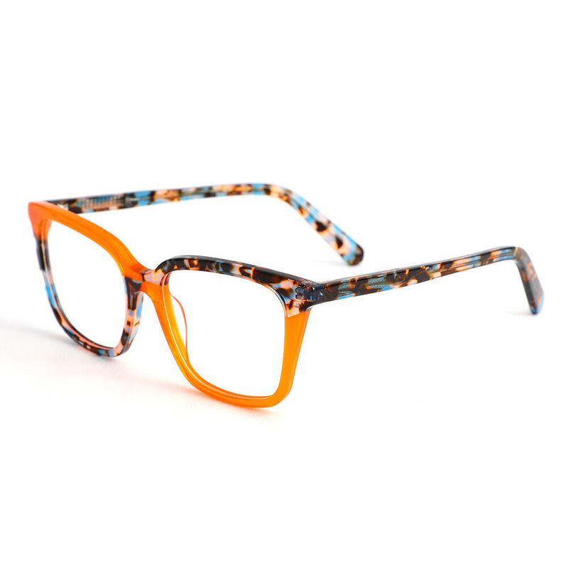 Colbert Quadratische Orange Brille