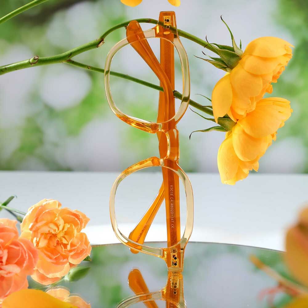 Occhiali da Vista Octavia Quadrato Arancione