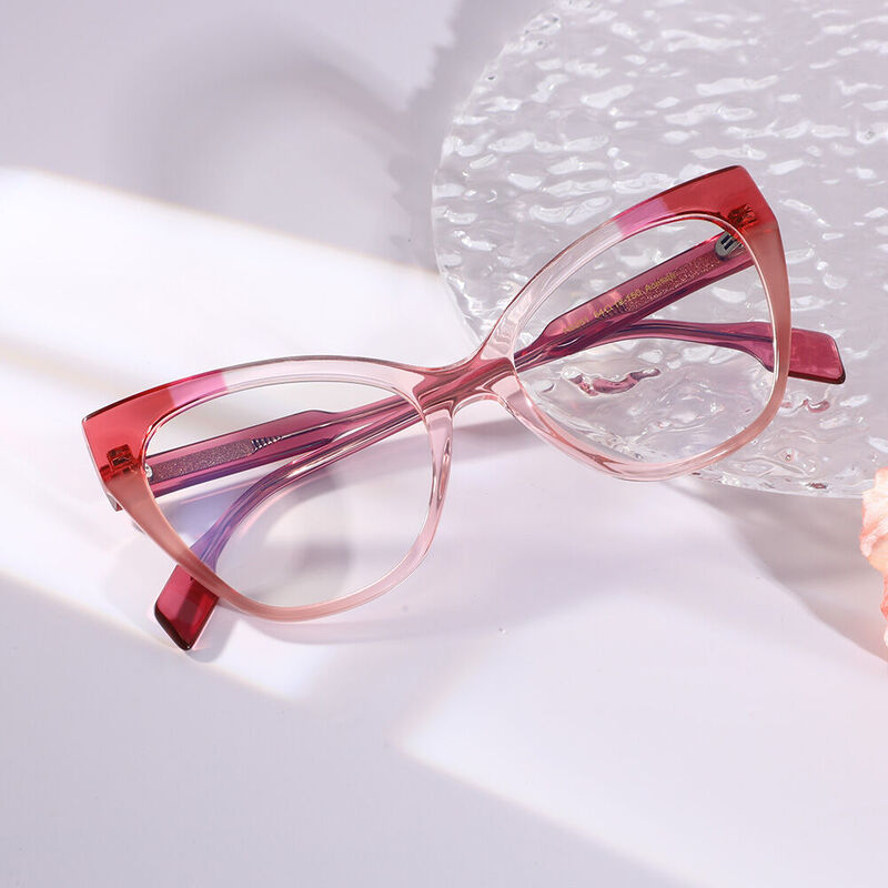 Morley Cat Eye Pink Glasses