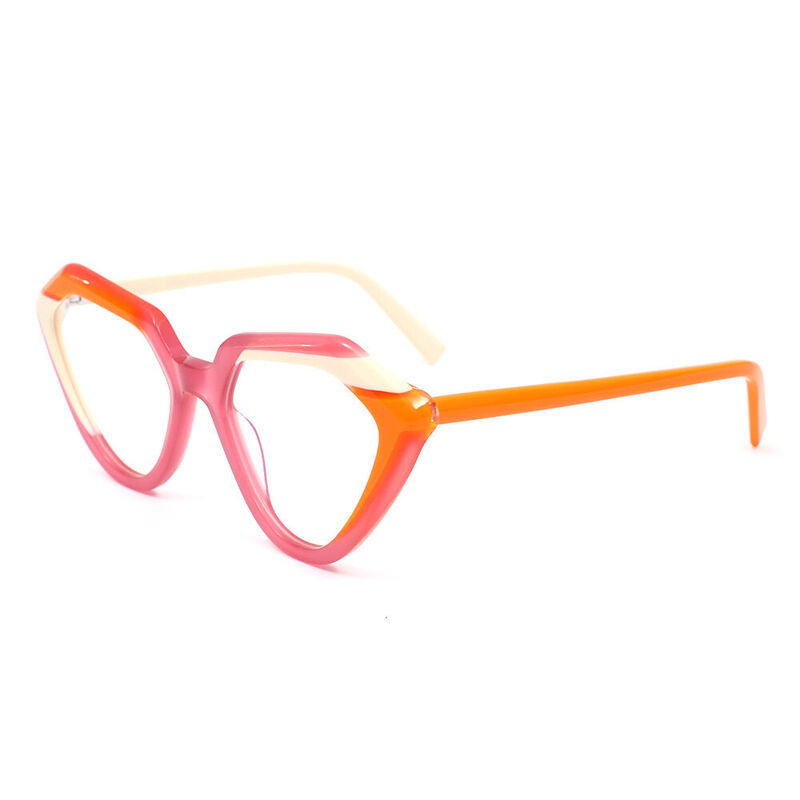 Bishei Cat Eye Pink Glasses