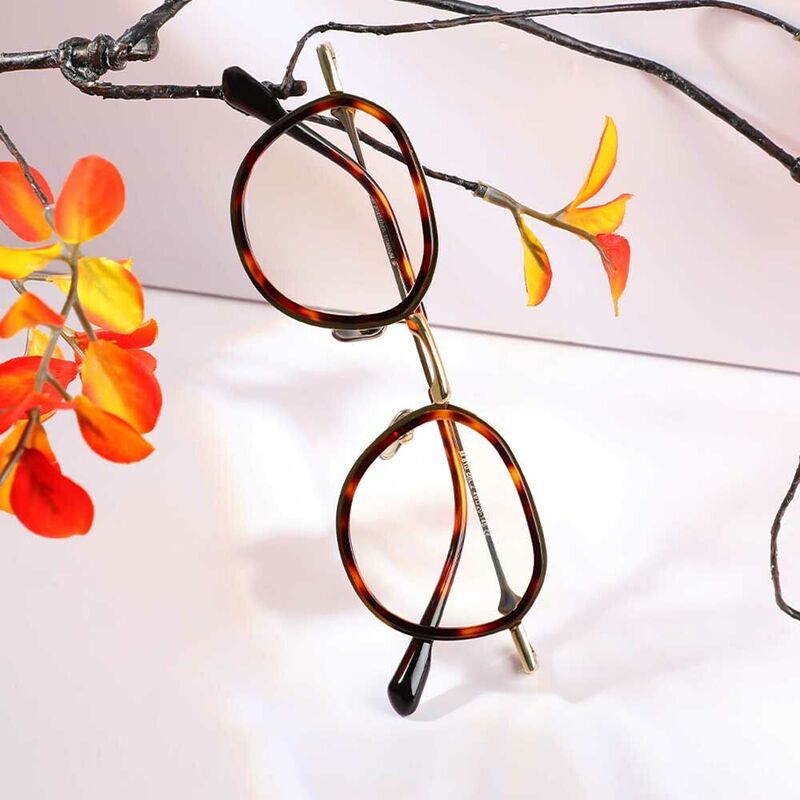 Heloise Runde Schildkröte Brille