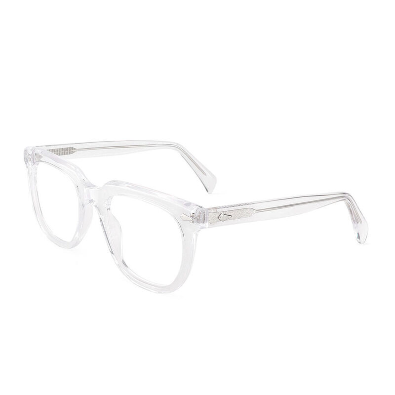 Dapper Square Transparent Glasses