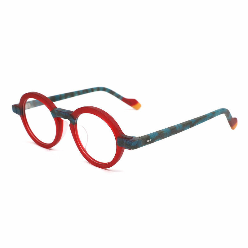 Ulapr Round Red Glasses