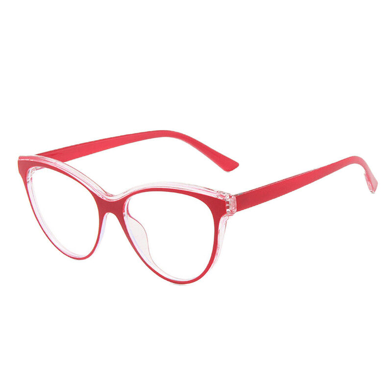 Rhys Cat Eye Red Glasses